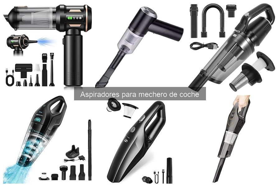 Accesorios recomendados para aspiradores de mechero de coche