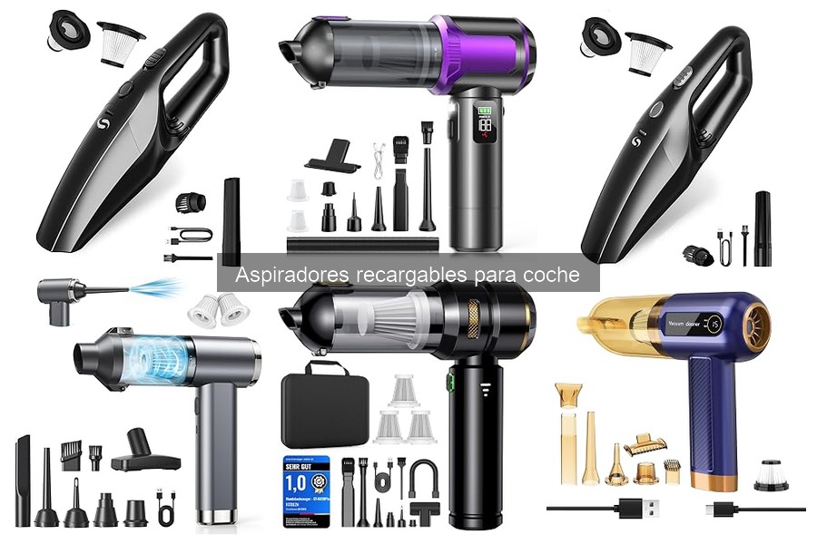 Accesorios útiles para aspiradores recargables de coche
