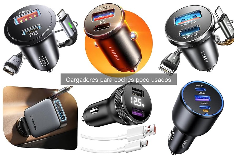 Accesorios útiles para cargadores de coches poco usados