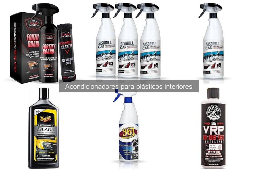Acondicionadores para Plásticos Interiores: Función y Beneficios