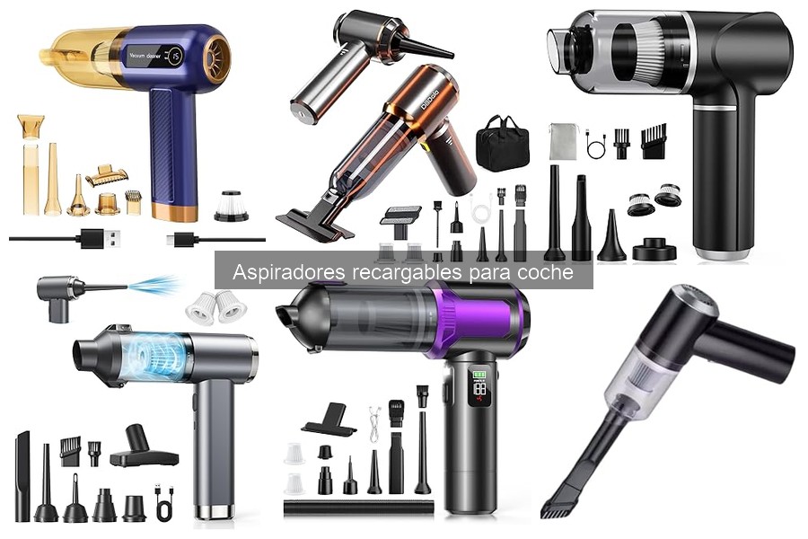 Alternativas a aspiradores recargables de coche