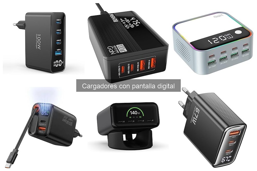Alternativas a Cargadores con Pantalla Digital para Coches