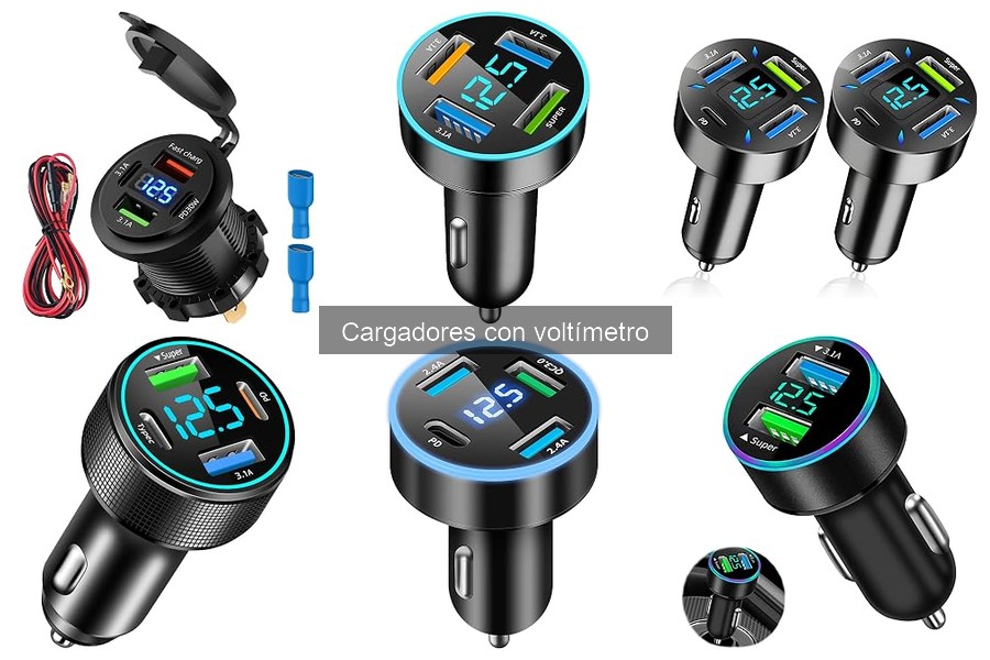 Alternativas a Cargadores con Voltímetro para tu Coche