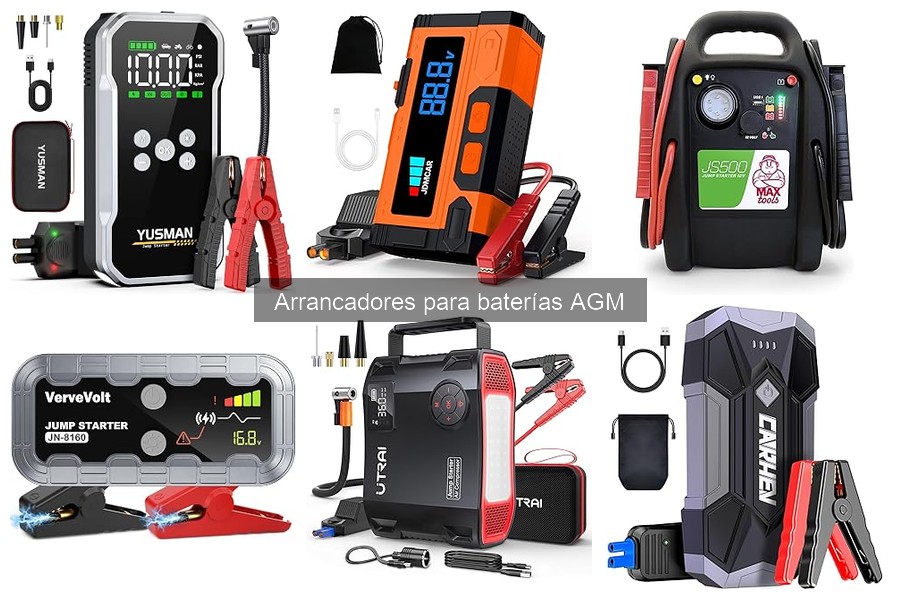 Alternativas a los arrancadores de baterías AGM para coches