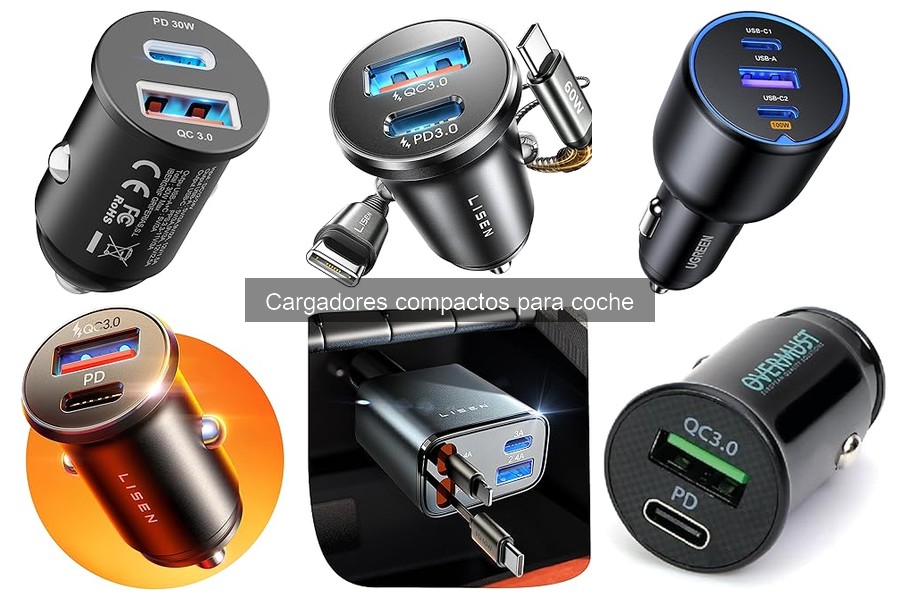 Alternativas a los cargadores compactos para coche