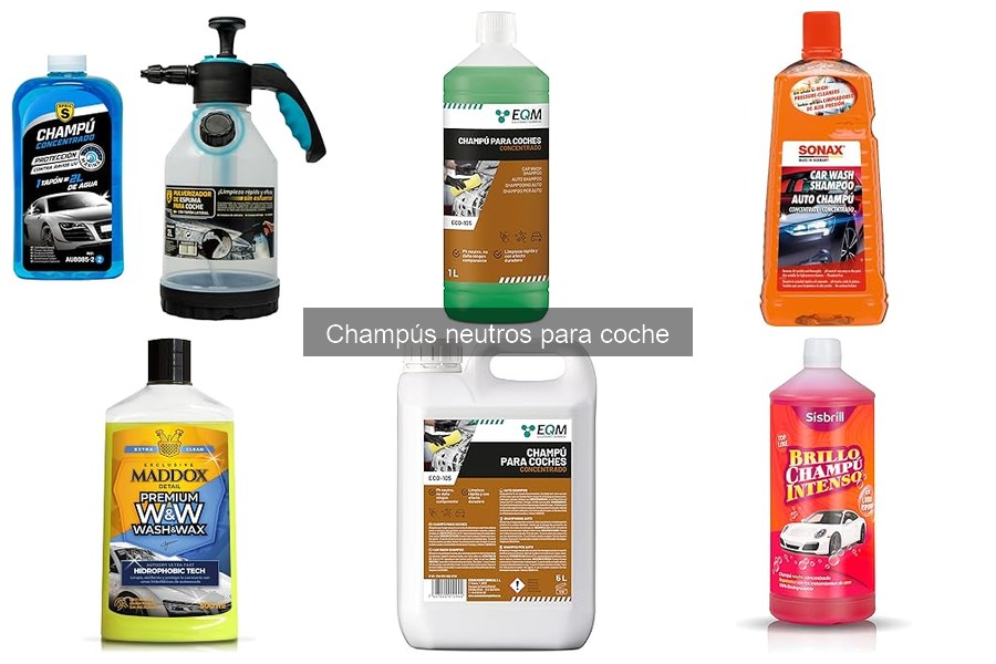 Alternativas a los champús neutros para limpiar tu coche