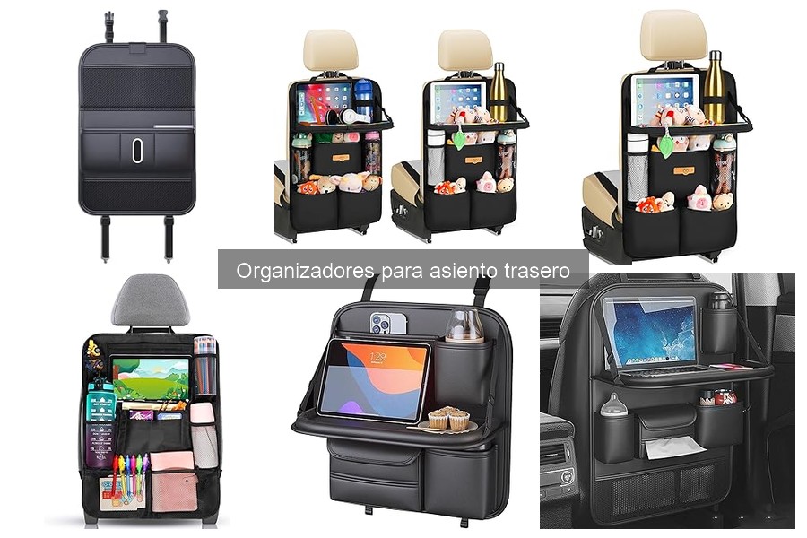 Alternativas a los organizadores para asiento trasero de coche