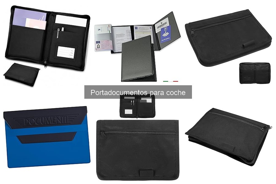 Alternativas a los Portadocumentos para Coche: Mejora tu Organización