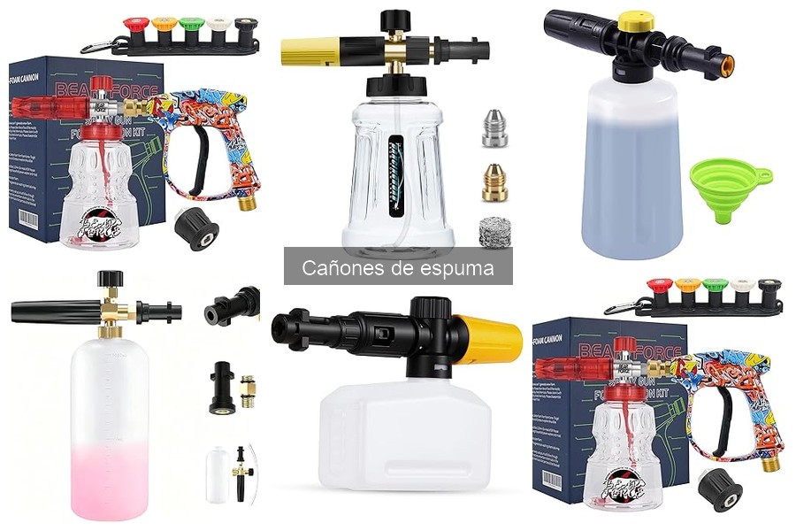Alternativas al cañón de espuma para lavar tu coche