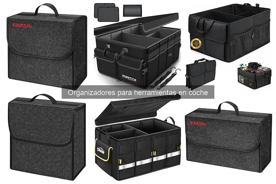 Alternativas creativas a organizadores para herramientas en coche