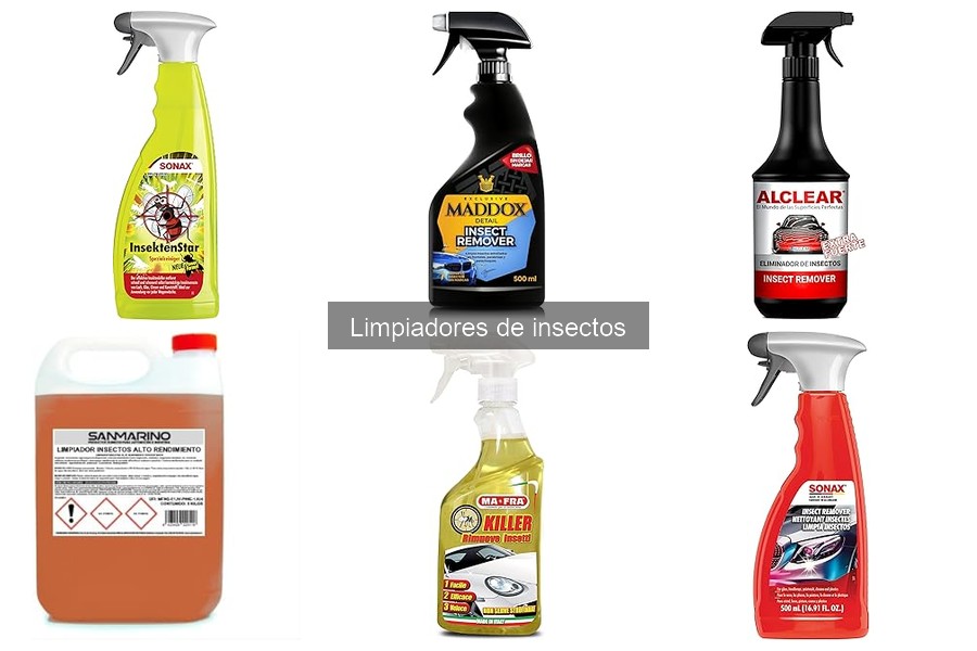 Alternativas naturales a limpiadores de insectos para coches