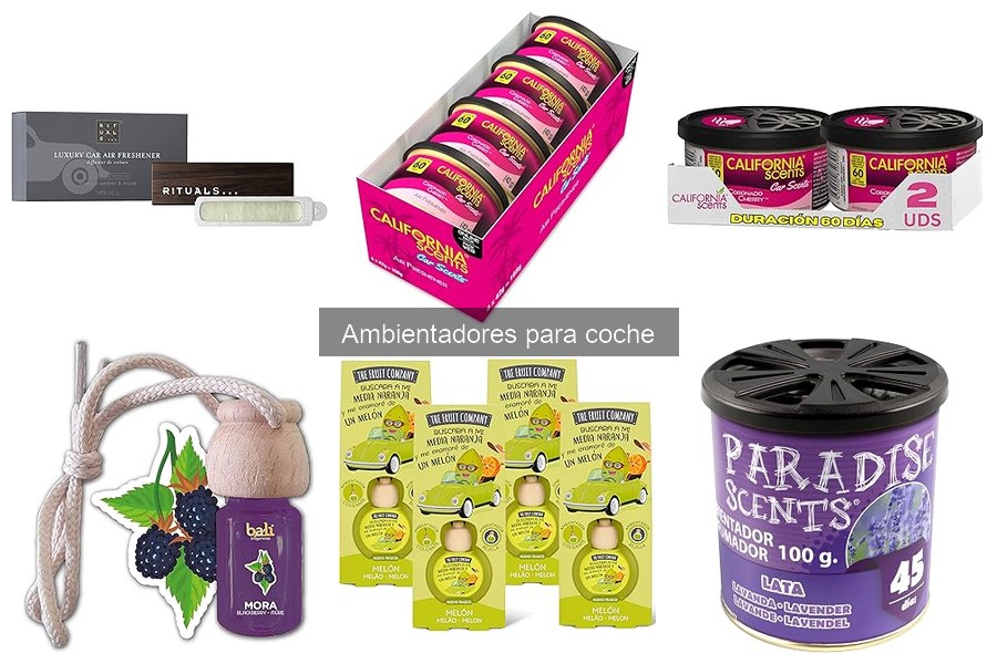 Ambientadores para coche sin fragancia: opciones disponibles