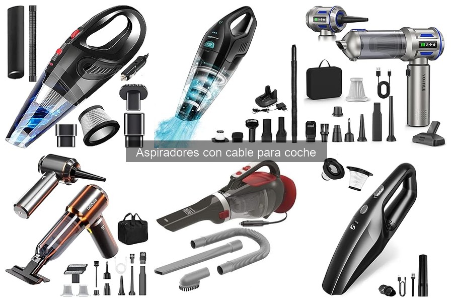 Aspiradores con cable para coche: ¿son realmente portátiles?