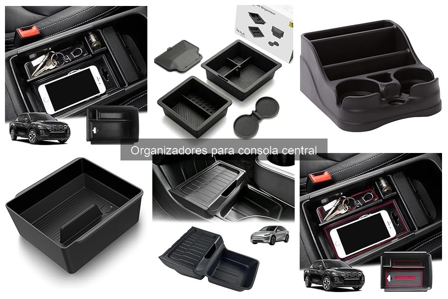 Beneficios de usar organizadores para consola central del coche
