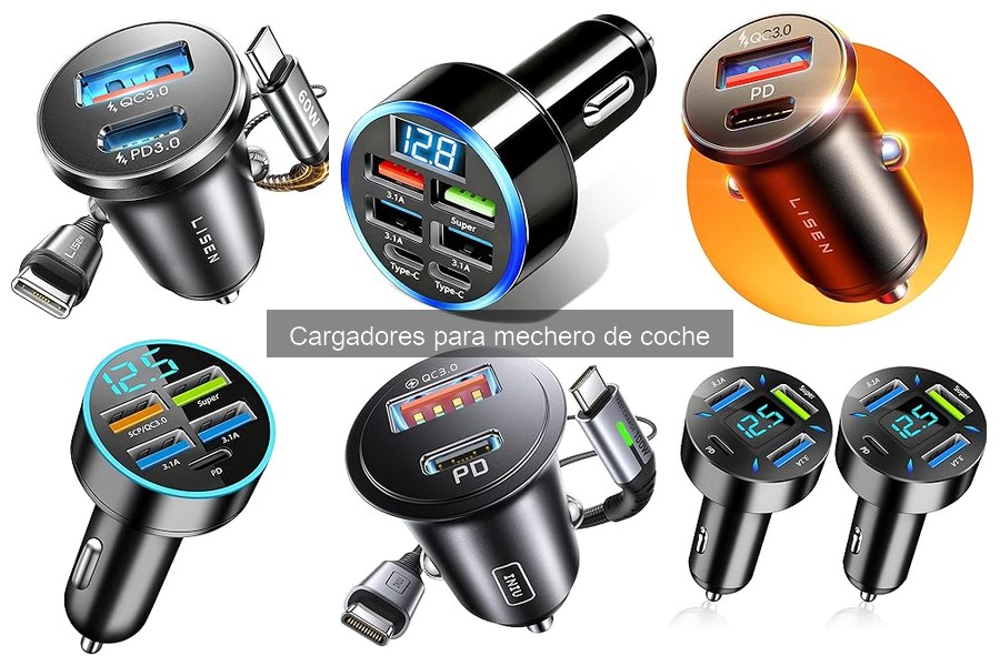 Cargadores de mechero de coche: Mejores opciones para cada necesidad