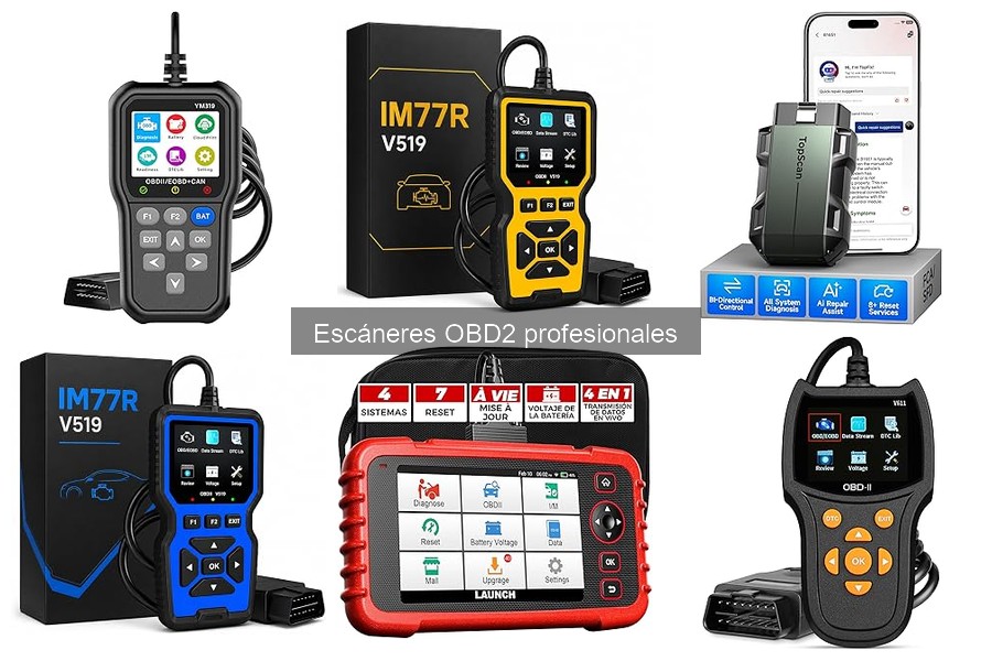 Códigos de error que pueden leer escáneres OBD2 profesionales