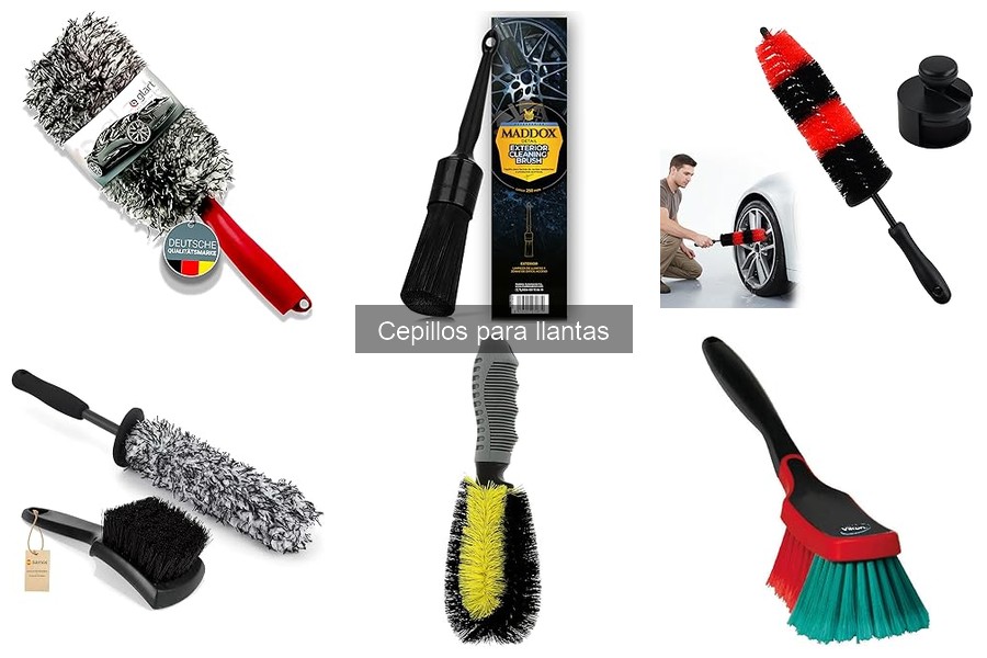 Cómo elegir el mejor cepillo para llantas de coche