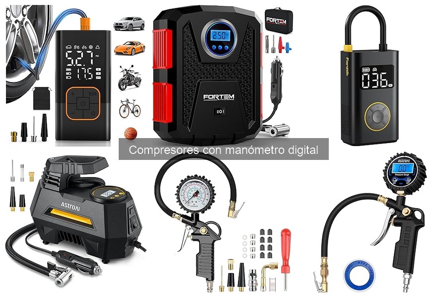¿Cómo elegir el mejor compresor con manómetro digital?