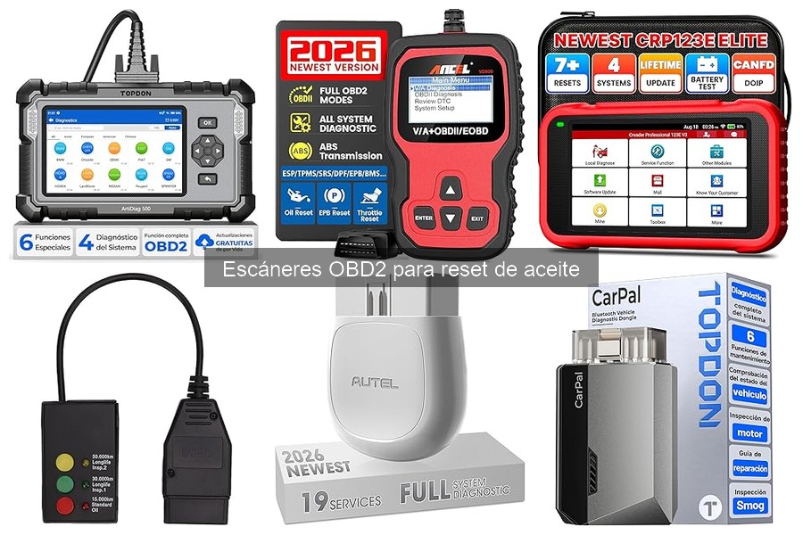 Cómo usar un escáner OBD2 para reset de aceite