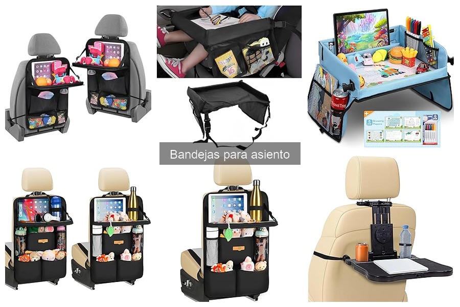 Comparativa de Bandejas para Asiento de Coche: Mejores Marcas