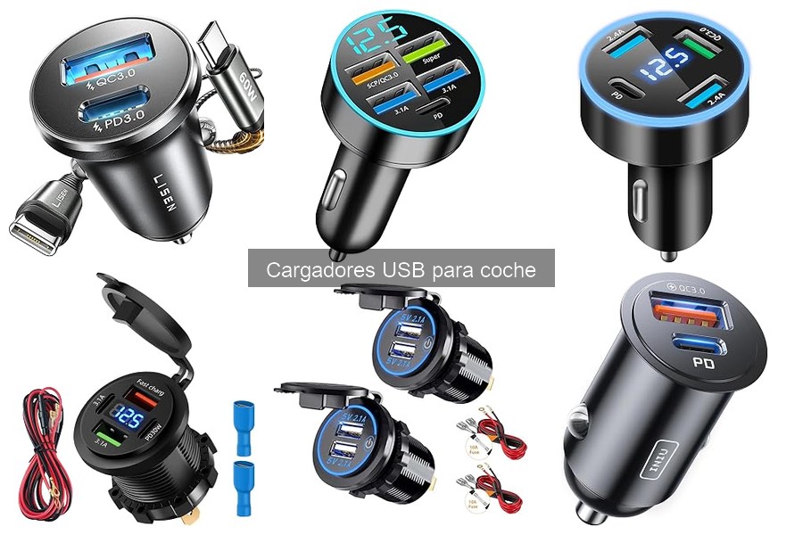 Comparativa de Cargadores USB para Coche: Mejores Marcas y Modelos