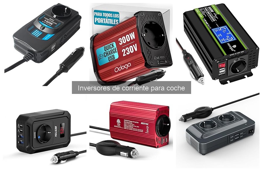 Comparativa de Inversores de Corriente para Coche 2023