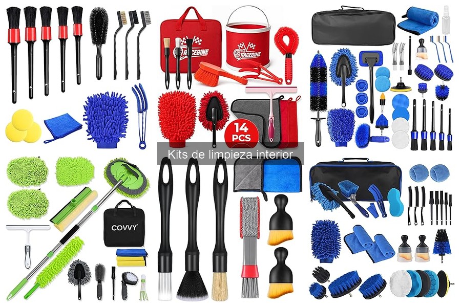 Comparativa de Kits de Limpieza Interior para Coche