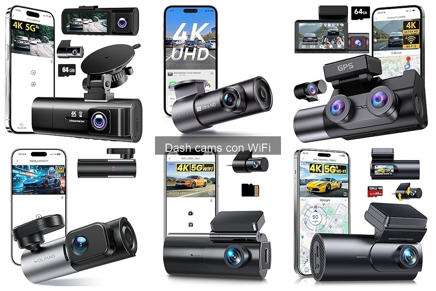 Comparativa de las Mejores Dash Cams con WiFi del Mercado