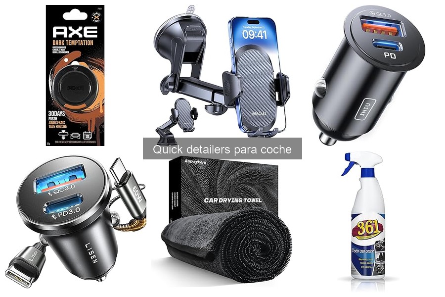 Comparativa de las Mejores Marcas de Quick Detailers para Coche