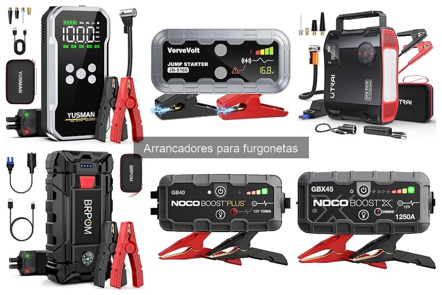 Comparativa de los Mejores Arrancadores para Furgonetas