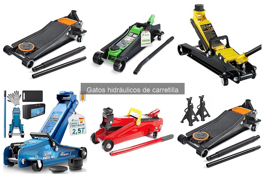 Comparativa de los Mejores Gatos Hidráulicos de Carretilla