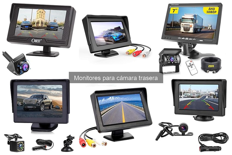 Comparativa de Monitores para Cámara Trasera: Mejores Marcas