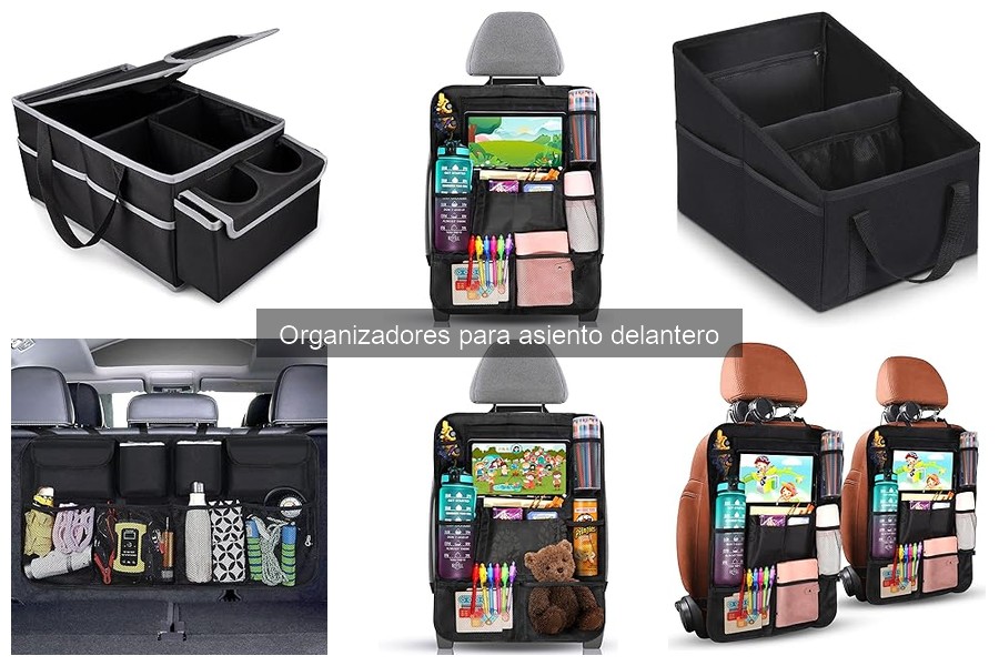 Comparativa de Organizadores para Asiento Delantero de Coche