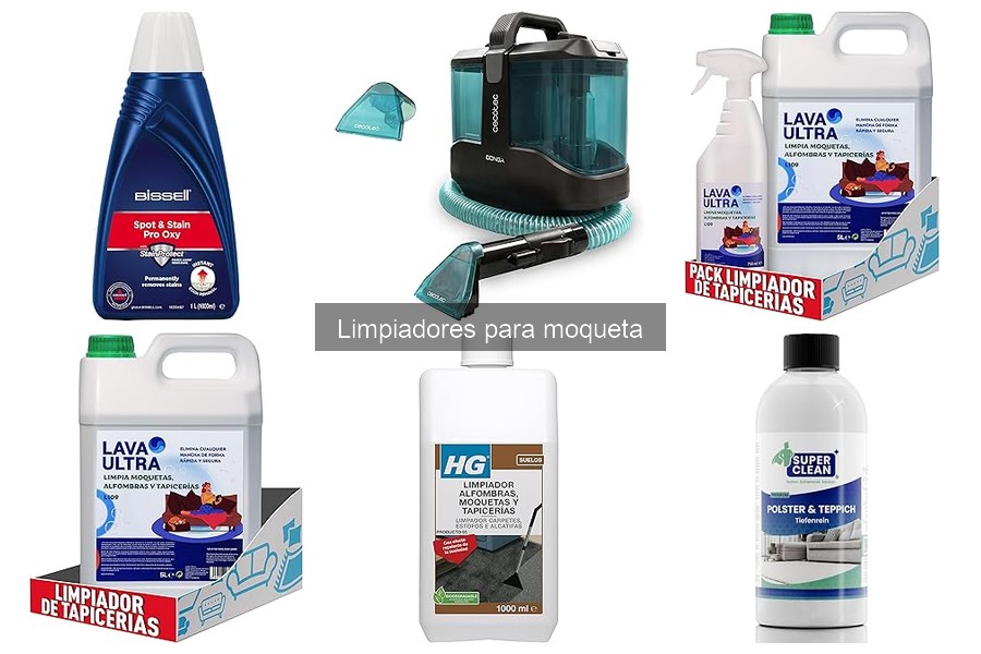 Comparativa del mejor limpiador de moqueta para coches