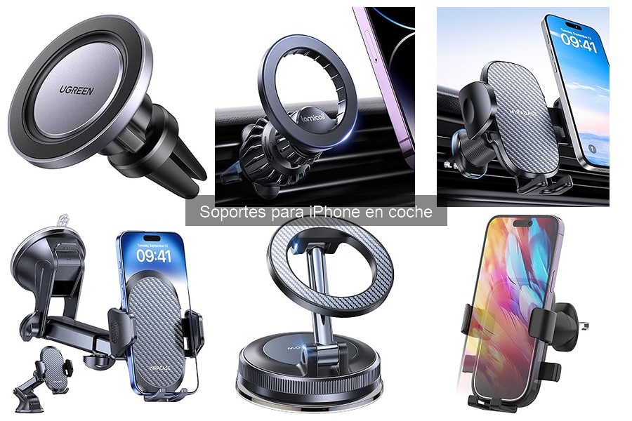 Comparativa: Soportes Magnéticos vs. Ventosa para iPhone en Coche