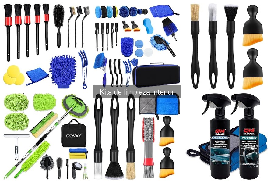 Componentes esenciales de un buen kit de limpieza interior