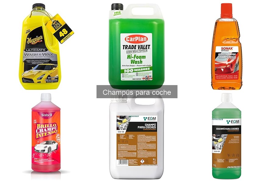 ¿Cuánto gastar en un buen champú para coche? Precios y recomendaciones