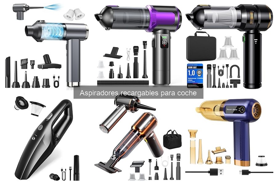 ¿Cuánto tarda en cargarse un aspirador recargable para coche?
