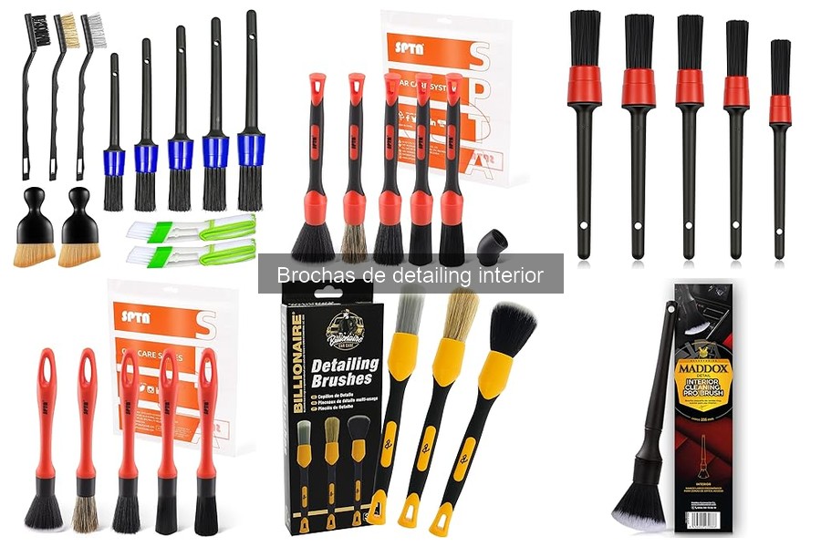 Dónde comprar brochas de detailing interior y precios