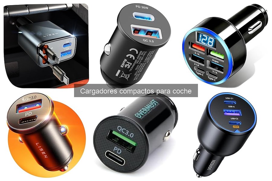Dónde comprar cargadores compactos para coche: mejores opciones