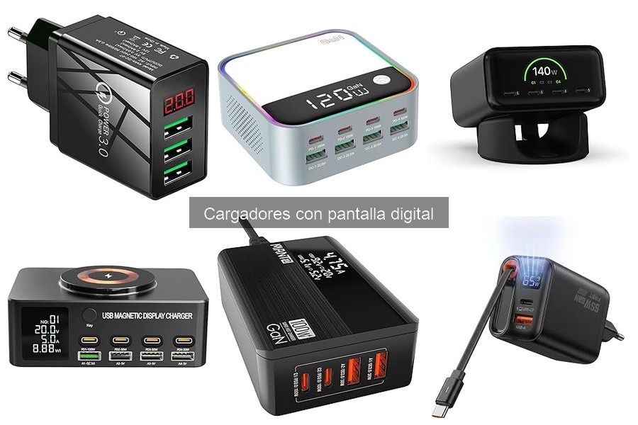 Dónde comprar cargadores con pantalla digital al mejor precio