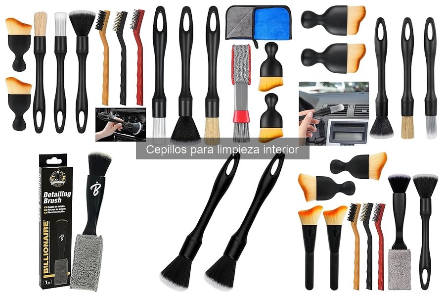 Dónde comprar cepillos para limpieza interior del coche baratos