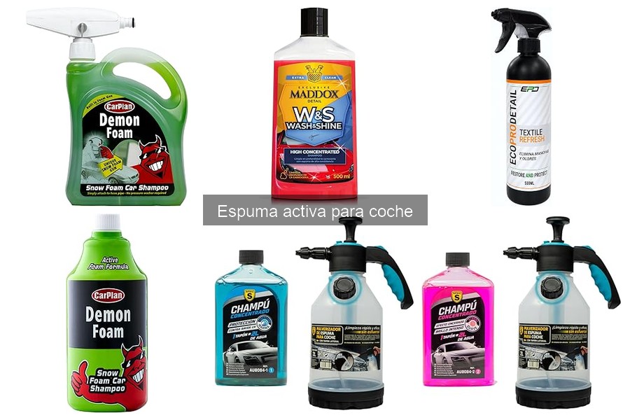 Dónde comprar espuma activa para coche: mejores opciones