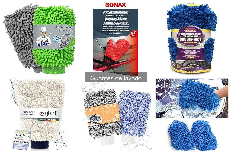Dónde comprar guantes de lavado para coches y sus precios