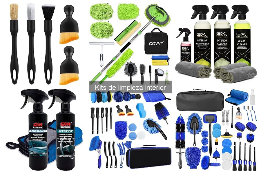 Dónde Comprar Kits de Limpieza Interior de Coche a Buen Precio