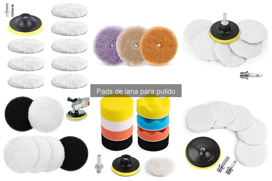 Dónde comprar pads de lana para pulido a buen precio