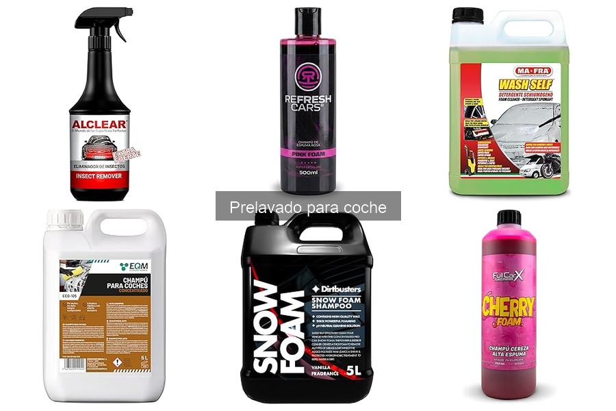Dónde comprar productos de prelavado para coche fácilmente