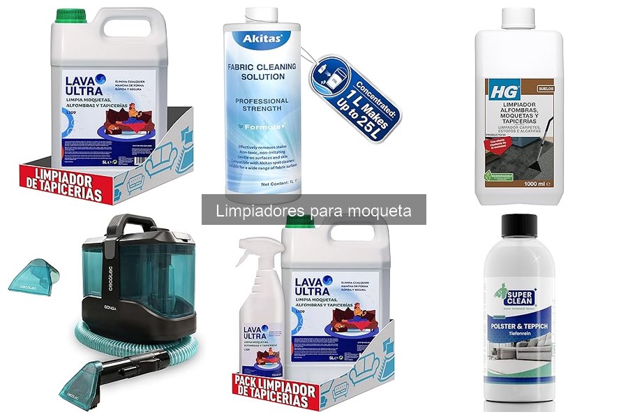 Efectividad de limpiadores de moqueta en coches viejos