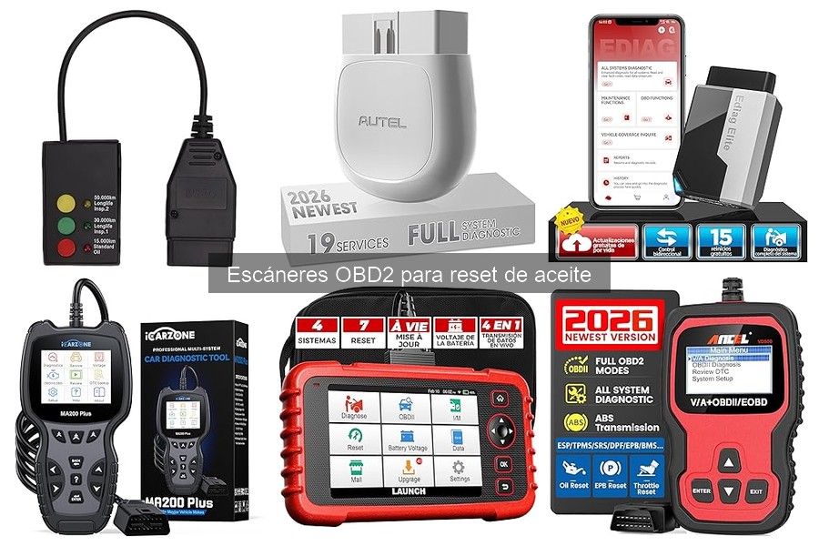 Errores comunes al resetear aceite con escáner OBD2