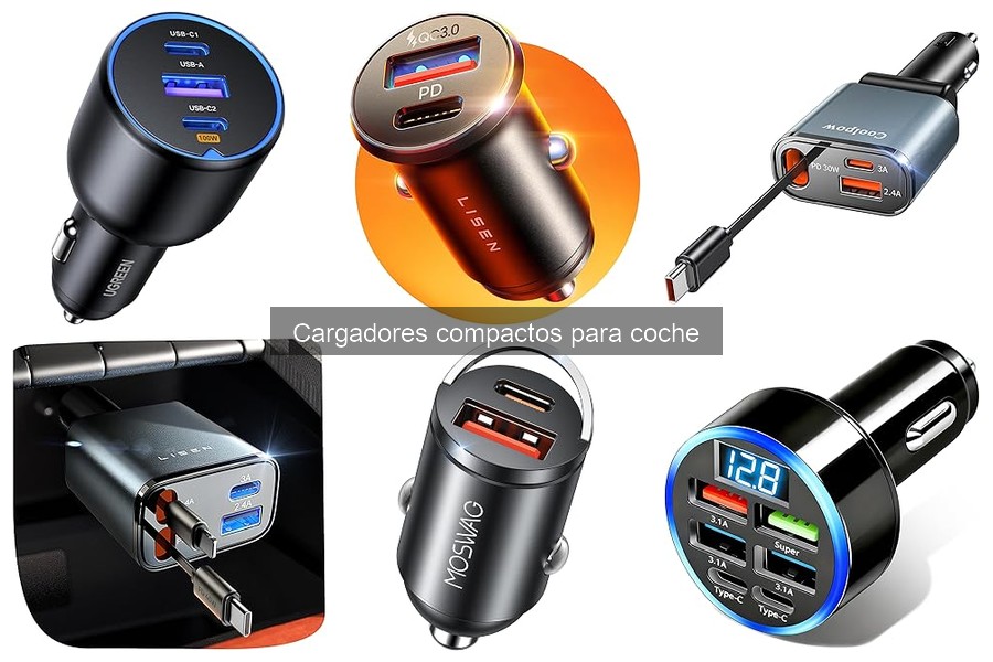Errores comunes al usar cargadores compactos para coche